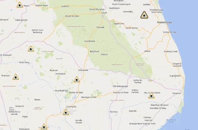 Flood Alerts in place. Photo: EA