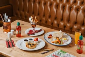 Paddington, marmalade menu.
