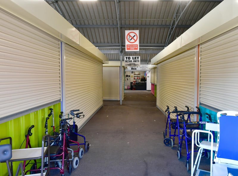 Units now with shutters to make them more secure are available to rent at Skegness Trading Hub.