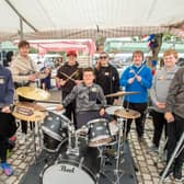 Students and staff from Banovallum music department.