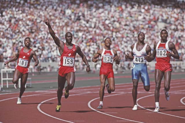Drugs cheat Ben Johnson was thrown out of the 1988 Seoul Olympics. (Photo by Mike Powell/Allsport/Getty Images)