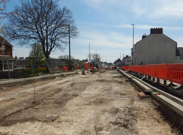 Resurfacing works along Roman Bank in Skegness did not meet required    required stadards.