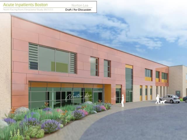 An artist's impression of what the new mental health facility could look like.