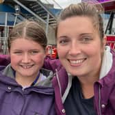 Emma Andrews and daughter Lilly.