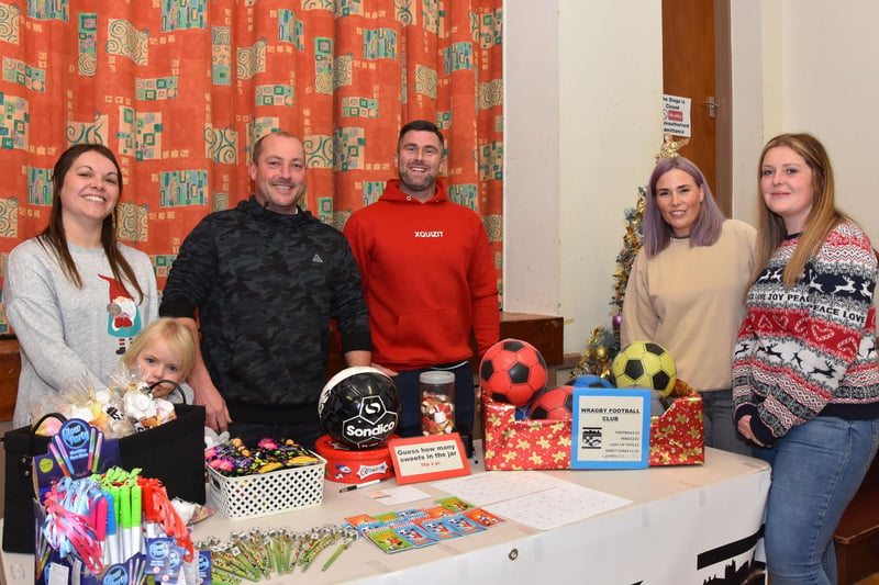 The Wragby Football Club stall