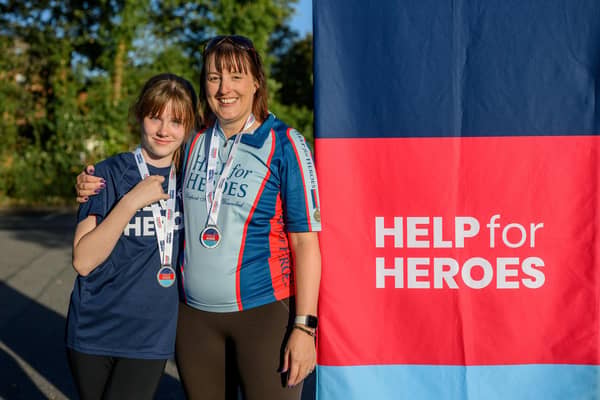 Fundraisers - Edith Shaw (left) and Helen Sirrell.