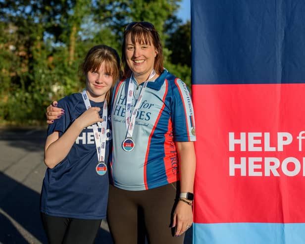 Fundraisers - Edith Shaw (left) and Helen Sirrell.