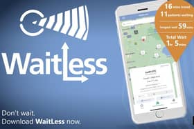 The WaitLess app is free to download from The App Store and Google Play – simply search for WaitLess.