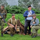 Lincolnshire Poachers re-enactment group.