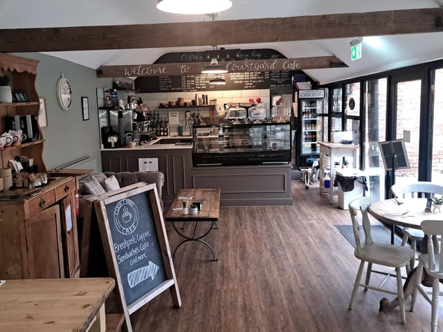The popular Courtyard Cafe next door to the pub.
