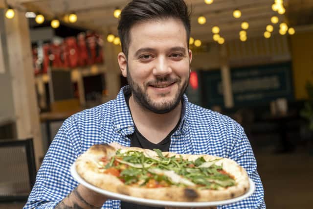 Daniel Garcia at Three Joes Sourdough Pizza, Meadowhall. Picture: Scott Merrylees.