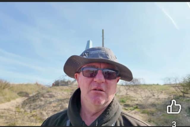 David Miller, Lincolnshire Wildlife Trust warden.