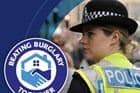 Police stepping up campaign against burglary.