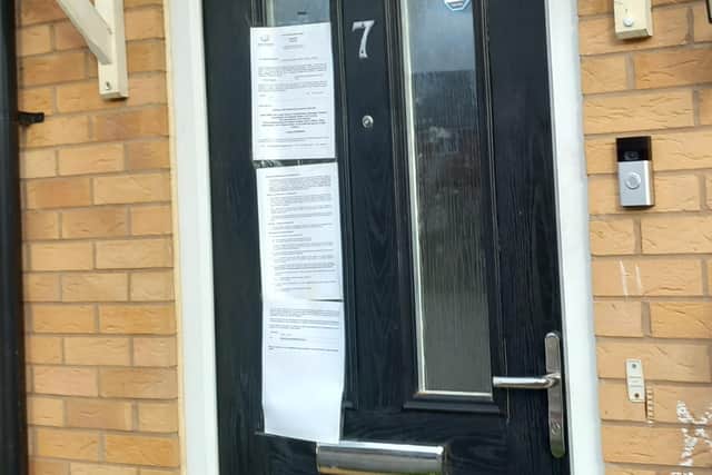 The property at Holdingham has been issued with a closure order. Photo: NKDC
