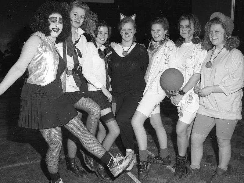 The scene at Stickney's William Lovell School on Red Nose Day 30 years.