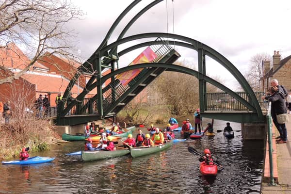 A Slea Paddlers event linked to last year's RiverLight festival.