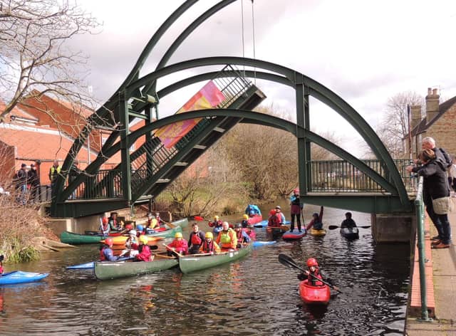 A Slea Paddlers event linked to last year's RiverLight festival.