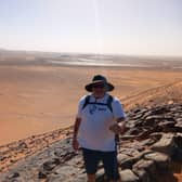 Steve Boryszczuk in the Sahara