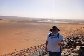 Steve Boryszczuk in the Sahara
