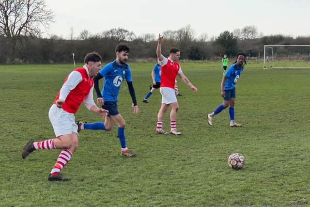 Action from the 7-0 win at the weekend.