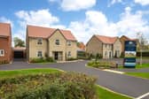 A typical street scene at David Wilson Homes' Pastures Place