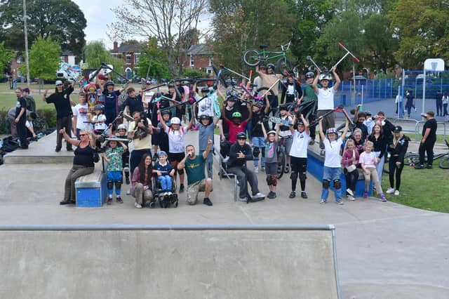 Scores of youngsters attended this year's Skate Jam, in Boston's Central Park.