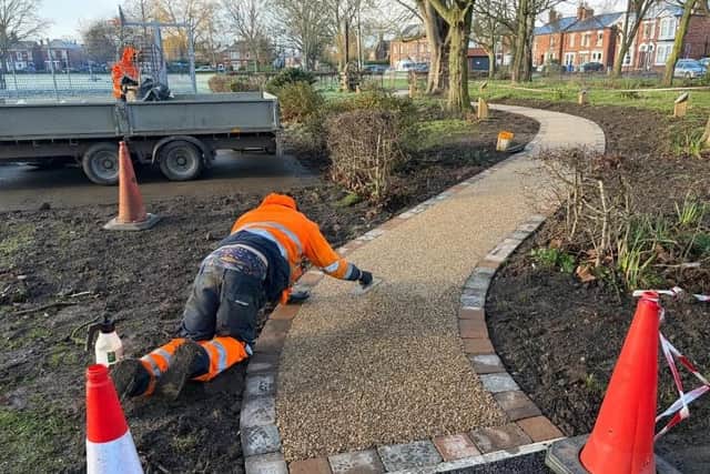 An example of the improvements that have been taking place in Central Park, supported by a grant from the Boston Partnership Fund. Picture: Boston Borough Council