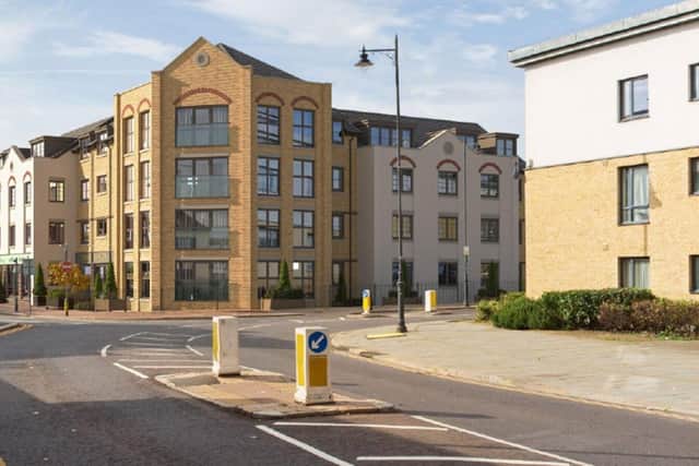 CGI image of upcoming development in Hertford, that will benefit from rooftop solar