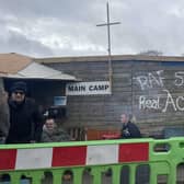 Calls to dismantle the protest camps outside RAF Scampton have intensified following a series of reported violent incidents around the perimeter of the site