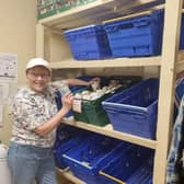 Skegness Food Bank manager Jonny Whelbourn and volunteer Sarah Fletcher