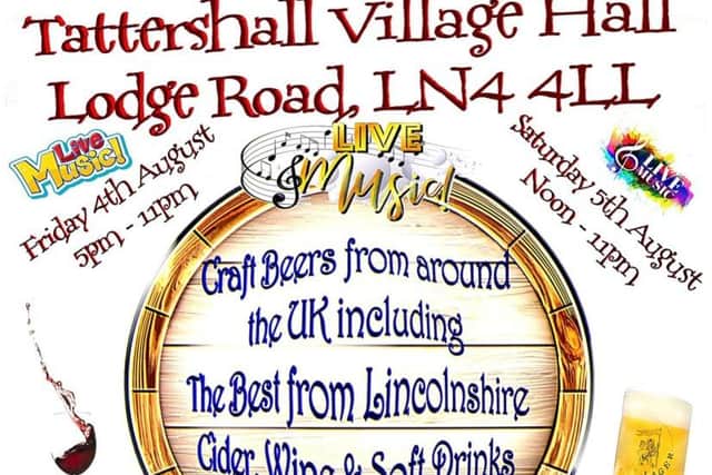 Coningsby & Tattershall Lions Club's Beer & Cider Festival.