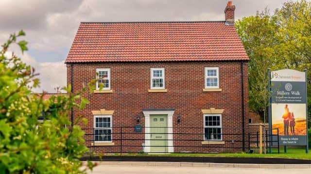 How the front elevation of some of the proposed new homes could look.