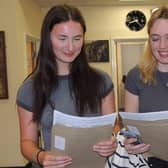 Molly Joyce (left) will be joining the RAF and Liliana Jackson (right) will study history at Southampton University, both are from Sleaford.