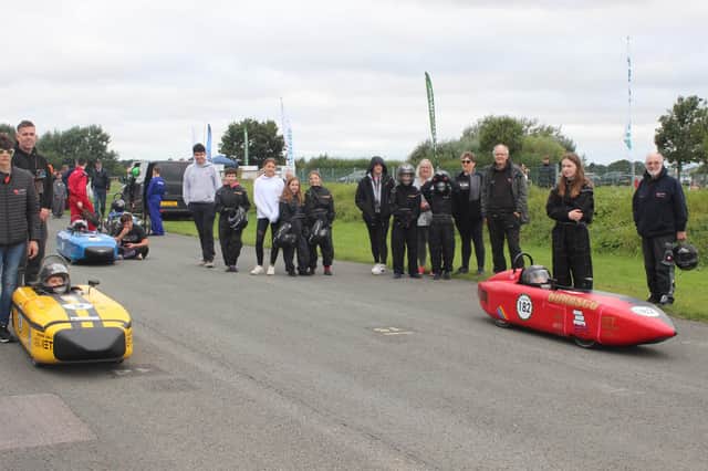 The St George's Academy Greenpower team from Ruskington.