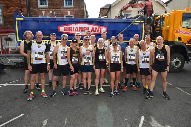 Members of Wolds Veteran Running Club. Photos: D.R.Dawson Photography