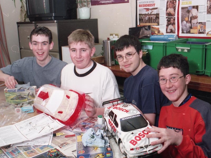 Raising funds through model kits.