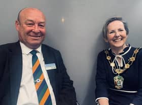 Coun Roger Patterson and Coun Angela Lawrence