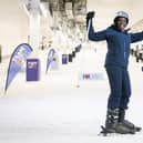 Mina Endeley of Greylees, on the slopes at Tamworth, getting ready for the Invictus Games.