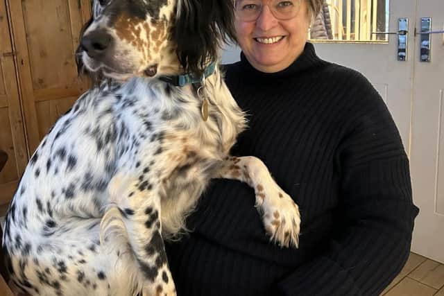 Karen Brine pictured before starting her weight loss journey