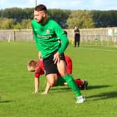 Player-boss Tom Ward has agreed to remain with Sleaford Town and a number of his squad will again join him. Photo: Steve W Davies Photography.