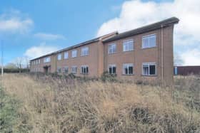 The former barrack block at Newtoft Business Park.