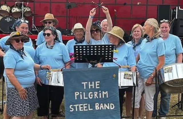 The Pilgrim steel band at Swaton Vintage Day. Photo supplied