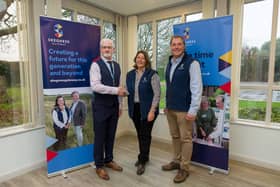 Step closer -  Adrian Clarke, TEC Partnership, Sue Bowser and Neil Sanderson of Skegness Gateway.