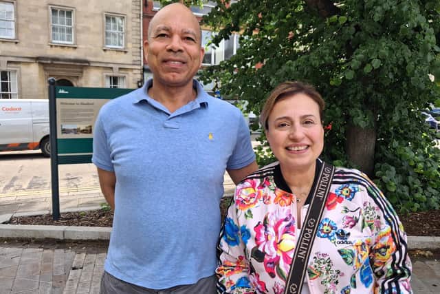 North Kesteven residents Charles and Daniella McKinney are delighted with plans for a new Sleaford cinema Credit: LDRS