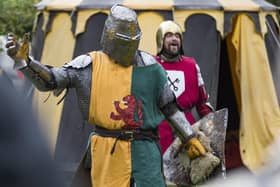 Medieval entertainment during Heritage Open Days. Photo: National Trust Images/Chris Lacey