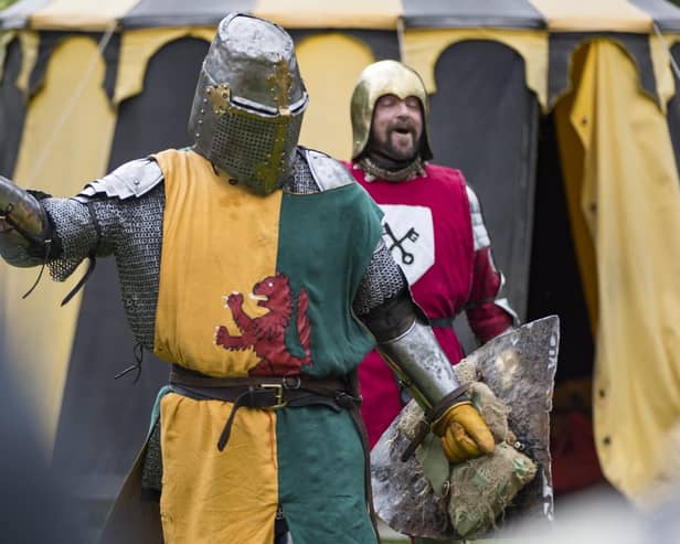 Medieval entertainment during Heritage Open Days. Photo: National Trust Images/Chris Lacey