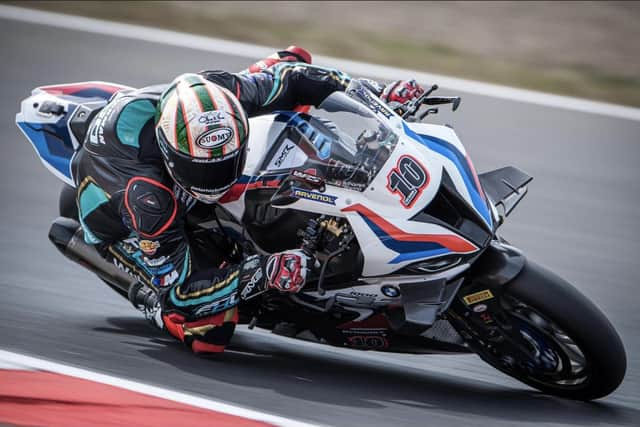 Peter Hickman - BMW outing at Most. Photo by BMW Motorrad.