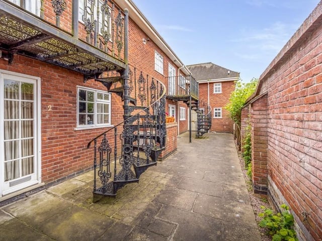 Three of the five two-bedroom flats.