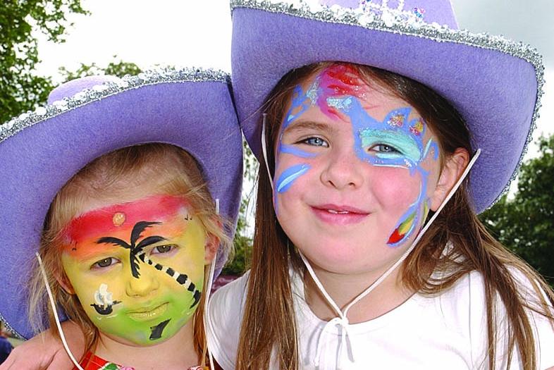 Alena Osbourne, five, and Olivia Jones, seven.