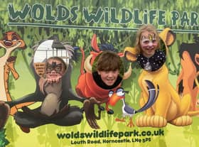 Youngsters enjoying Wolds Wildlife Park's summer fair.
